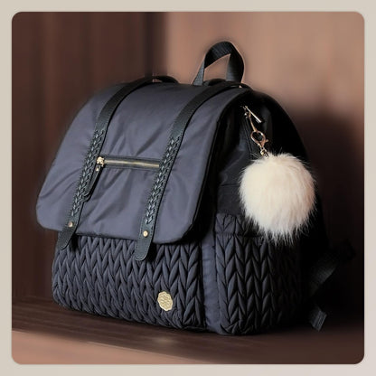 Diaper Bag BackPack Large Capacity Travel Mommy Bag Waterproof and Stylish with Changing Pad Baby Bag for Women and Girls