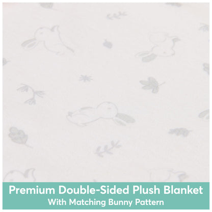 GUND Baby Sustainably Soft Puppy Lovey, Stuffed Animal Plush Blanket Made from 100% Recycled Materials, for Babies and Newborns, Blue/Cream, 10”