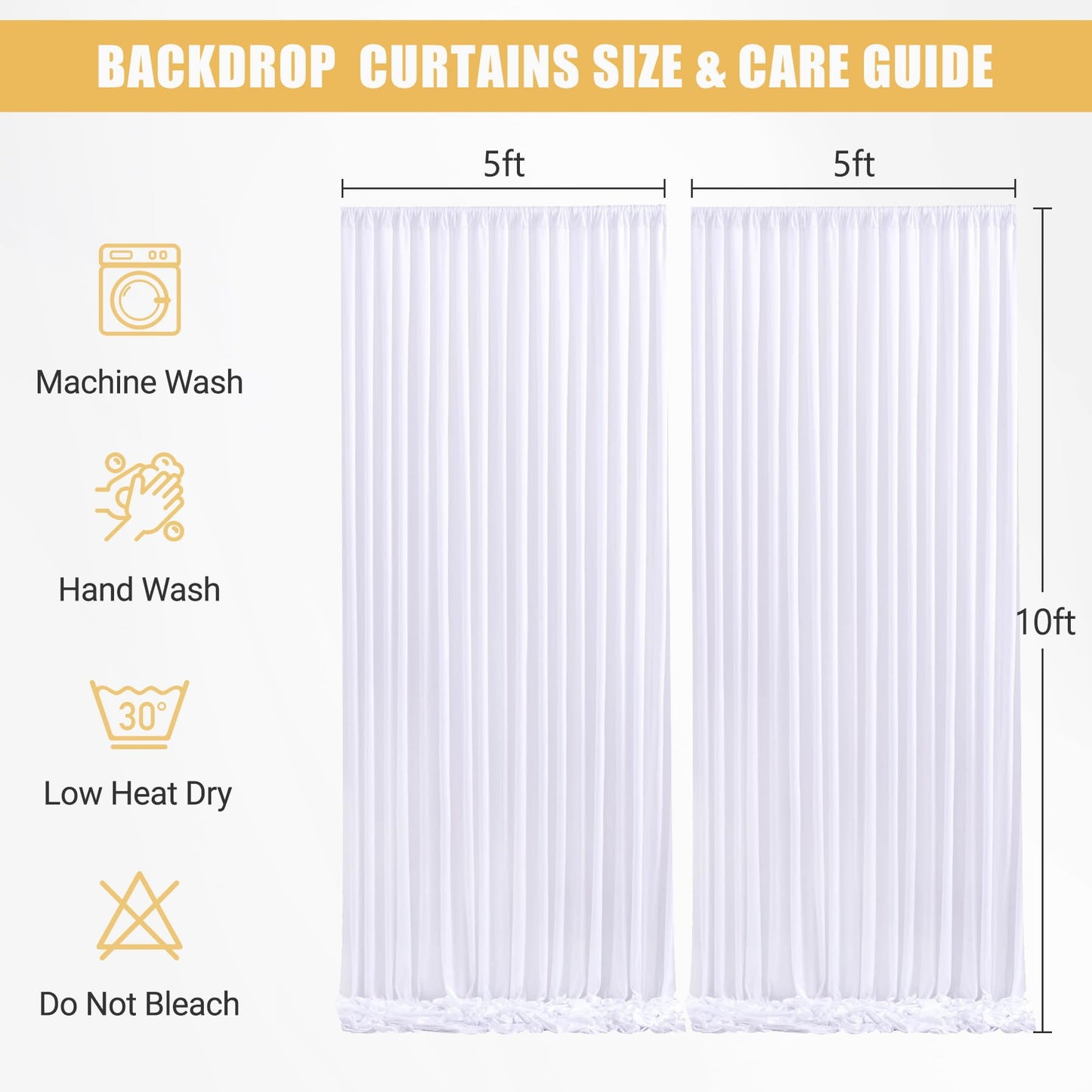10x10ft Pink Backdrop Curtain with Lights String for Parties Wedding Wrinkle Free Soft Curtains Photo Backdrop Drapes for Girls Birthday Baby Shower Background Decorations 5x10ft, 2 Panels