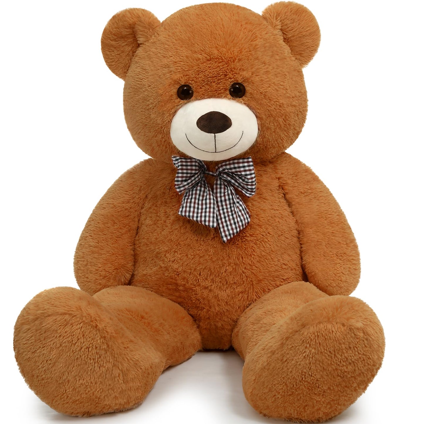 51 inch Big Teddy Bear Cute Giant Stuffed Animals Soft Plush Toy for Girlfriend Kids for Birthday Christmas Valentine's Day