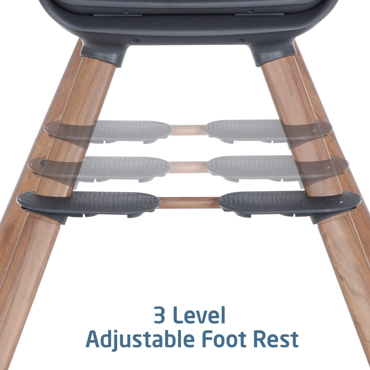 Maxi-Cosi Moa 8-in-1 High Chairs for Babies and Toddlers, Machine Washable Infant High Chair, Compact, Convertible High Chair Lightweight Design, Classic Slate
