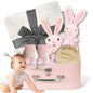 Baby Boy Gifts for Baby Shower, 10Pcs Newborn Baby Shower Boy Gift, Premium & Exquisite Welcome Baby Gift Basket Set Baby Boy Shower Gifts, Baby Boy Gift Basket Set & Baby Boy Gifts Set
