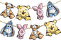 Cute Bear Banner For Baby Shower Decorations Birthday Banner Party Decoration Party Supplies(8PCS)