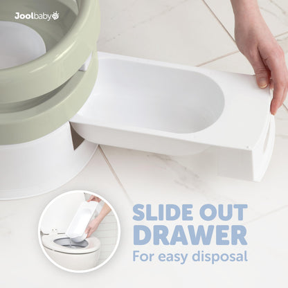 Jool Baby Potty Chair for Toddler Toilet Training - Splash Guard & Back Support (Pink)