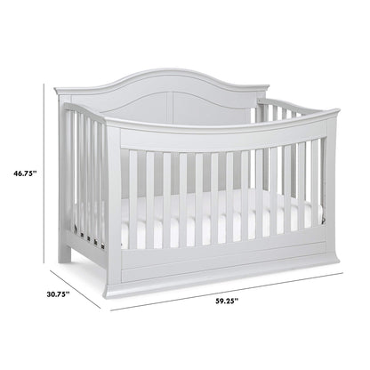 DaVinci Meadow 4-in-1 Convertible Crib in White, Greenguard Gold Certified