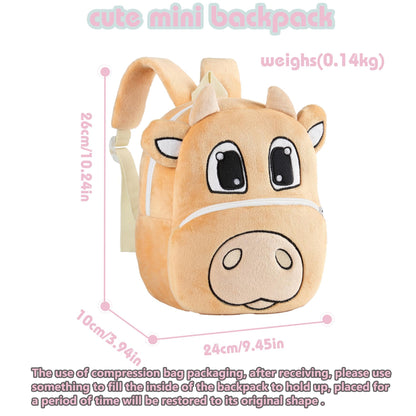 Toddler Backpack for Girls Boys School Small Backpacks Toddler Back Pack Stuffed Animal Backpack Kawaii Kids Mini School Bag Preschool Age 2-4 Unicorn