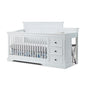 Sorelle Furniture Portofino Crib,Classic 4-In-1 Convertible Crib,Brushed Ivory Crib Made of Wood,Non-Toxic Finish, Wooden Baby Bed,Toddler Bed,Child’s Daybed and Full-Size Bed-Ivory