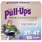 Pull-Ups Boys' Skin Essentials Potty Training Pants, Training Underwear, 2T-3T (16-34 lbs), 124 Ct (4 Packs of 31)