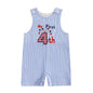 YINGISFITM Newborn Baby Boy Clothes Sailboat Overalls Sleeveless Jumpsuit Infant Bodysuit Toddler Outfits