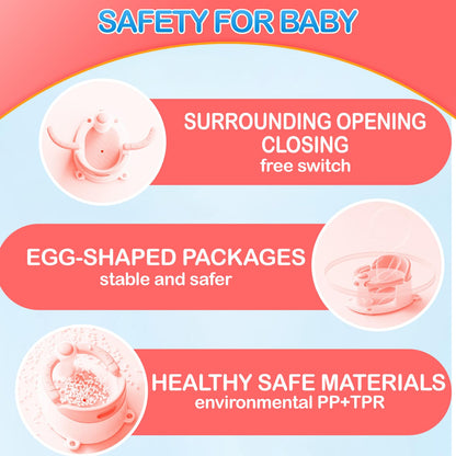 Baby Bath Seat for Babies 6 Months & up, Non-Slip Toddler Bath Seat for Baby & Newborn, Sit Up Bath Seat for Baby,Grey