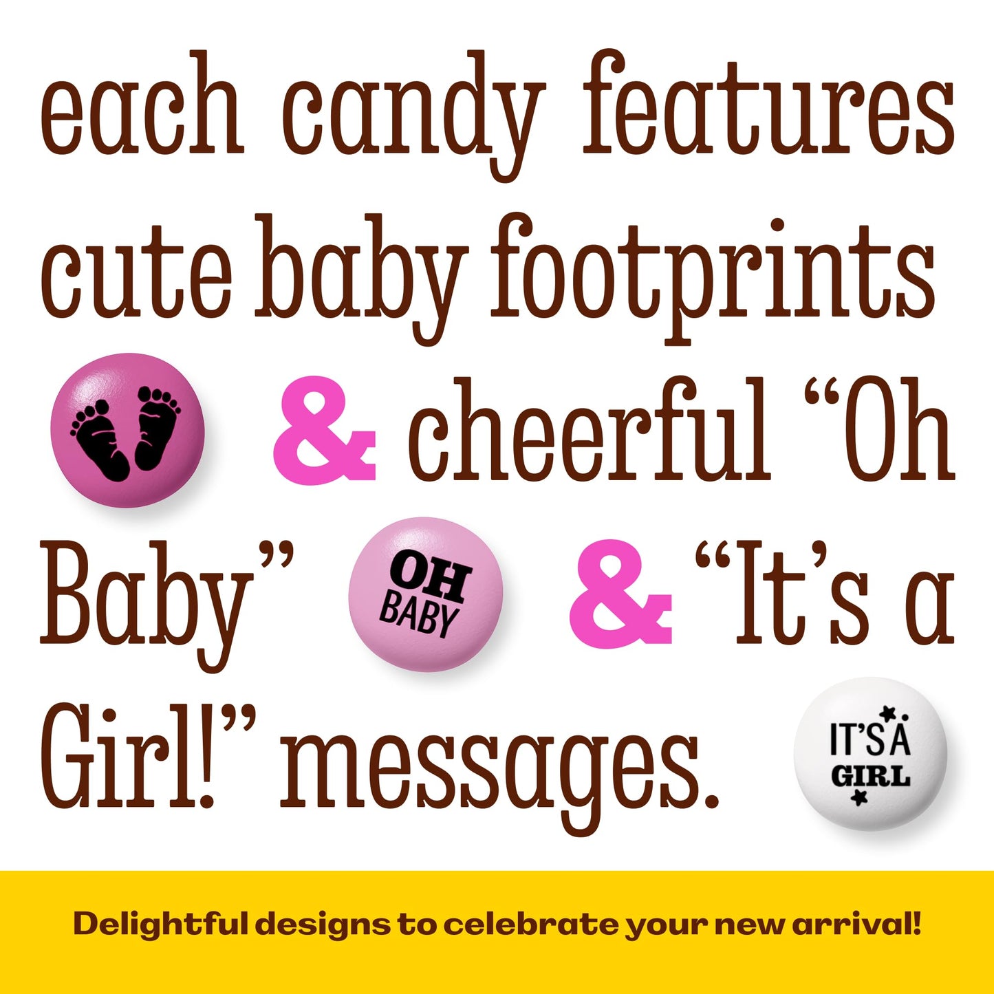 M&M'S World It's A Boy Milk Chocolate Candy 2lb Bag with White and Blue M&M'S for Baby Boy Showers Gender Reveal Parties and Baby Celebration Favors