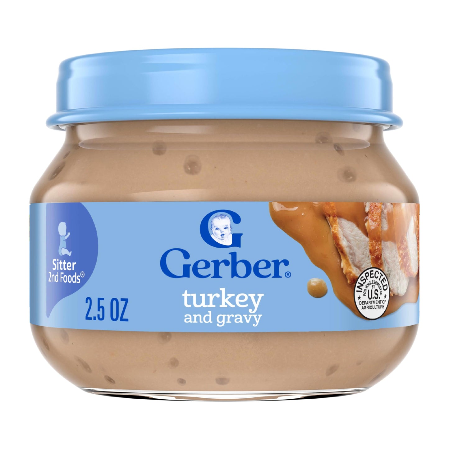 Gerber Chicken and Gravy Baby Food, 2.5 Oz