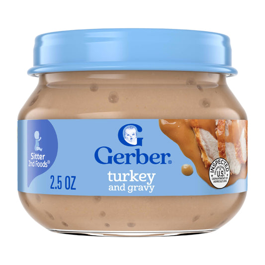 Gerber Chicken and Gravy Baby Food, 2.5 Oz