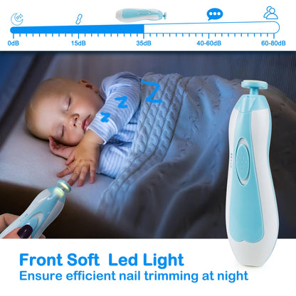 OTTOLIVES Baby Healthcare and Grooming Kit, 24 in 1 Baby Electric Nail Trimmer Set Newborn Nursery Health Care Set for Newborn Infant Toddlers Baby Boys Girls Kids (0-3 Years+) (Green)