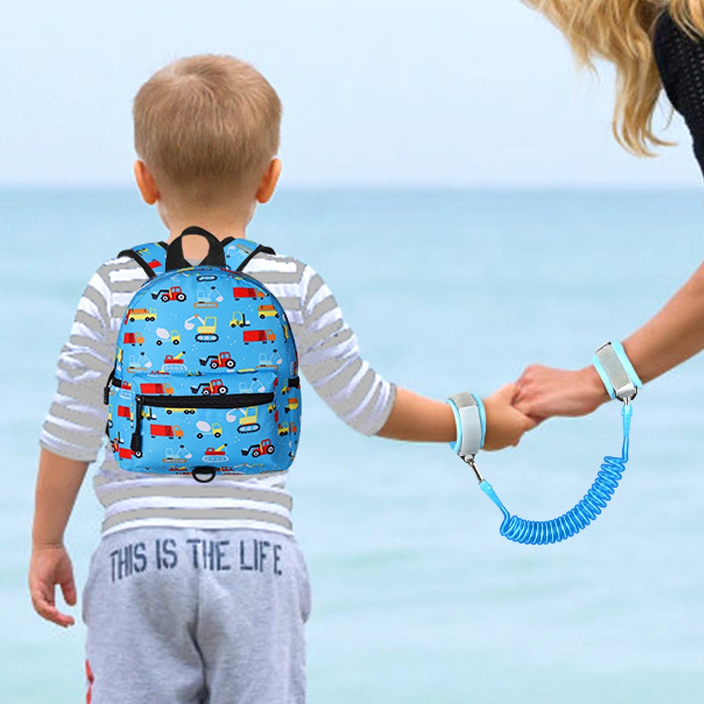 Accmor Toddler Backpack Leash, Cute Unicorn Baby Backpacks with Anti Lost Wrist Link, Mini Kids Backpack Leash Walking Harness for Outdoor Travel, Adorable Backpack Tether for Boys Girls 1-3 (Purple)