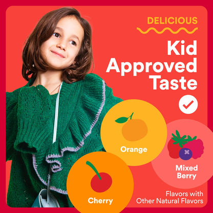 SmartyPants Kids Multivitamin Gummies: Omega 3 Fish Oil (EPA/DHA), Vitamin D3, C, Vitamin B12, B6, A, K & Zinc for Immune Support, Biotin, Gluten Free, Three Fruit Flavors, 120 Count (30 Day Supply)