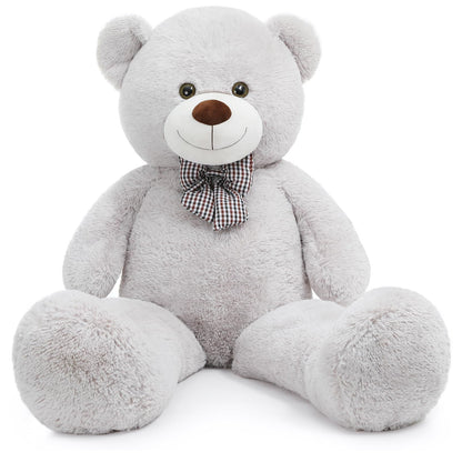 51 inch Big Teddy Bear Cute Giant Stuffed Animals Soft Plush Toy for Girlfriend Kids for Birthday Christmas Valentine's Day