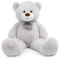 51 inch Big Teddy Bear Cute Giant Stuffed Animals Soft Plush Toy for Girlfriend Kids for Birthday Christmas Valentine's Day