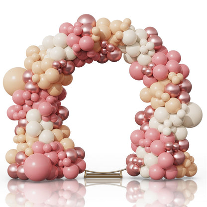 183Pcs Blush Dusty Pink Rose Gold Balloon Arch Kit,Pastel Nude Boho Balloon Garland for Wedding Bridal Shower Girls Birthday Tea Party Decorations Retro Dusty Pink Wedding Decors