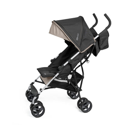 Summer by Ingenuity 3D Mini Convenience Stroller – Lightweight Stroller with Compact Fold, Multi-Position Recline, Canopy with Pop Out Sun Visor and More – Umbrella Stroller for Travel, Pink