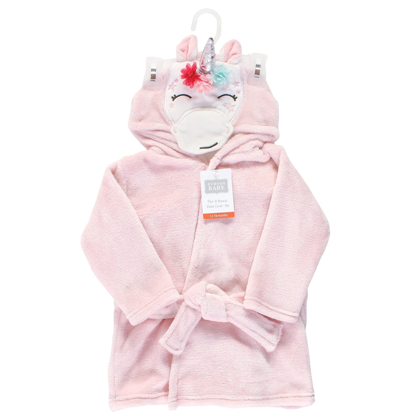 Hudson Baby Unisex Baby baby-girls baby-boys Plush Pool and Beach Robe Cover-ups
