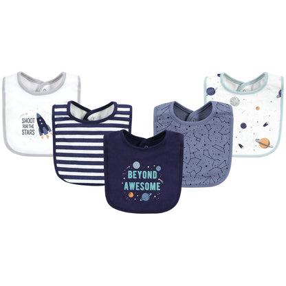Hudson Baby Unisex BabyCotton Bibs