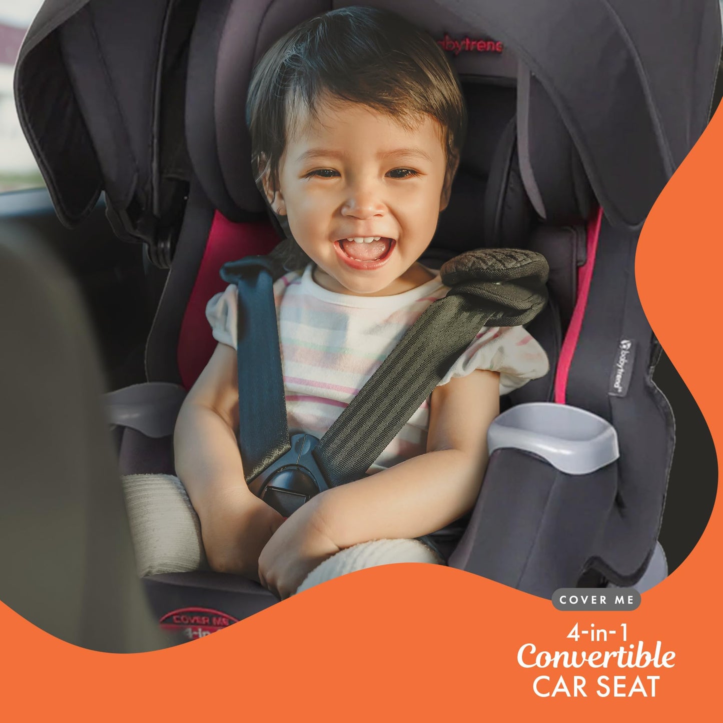 Baby Trend Cover Me™ 4-in-1 Convertible Car Seat, Vespa
