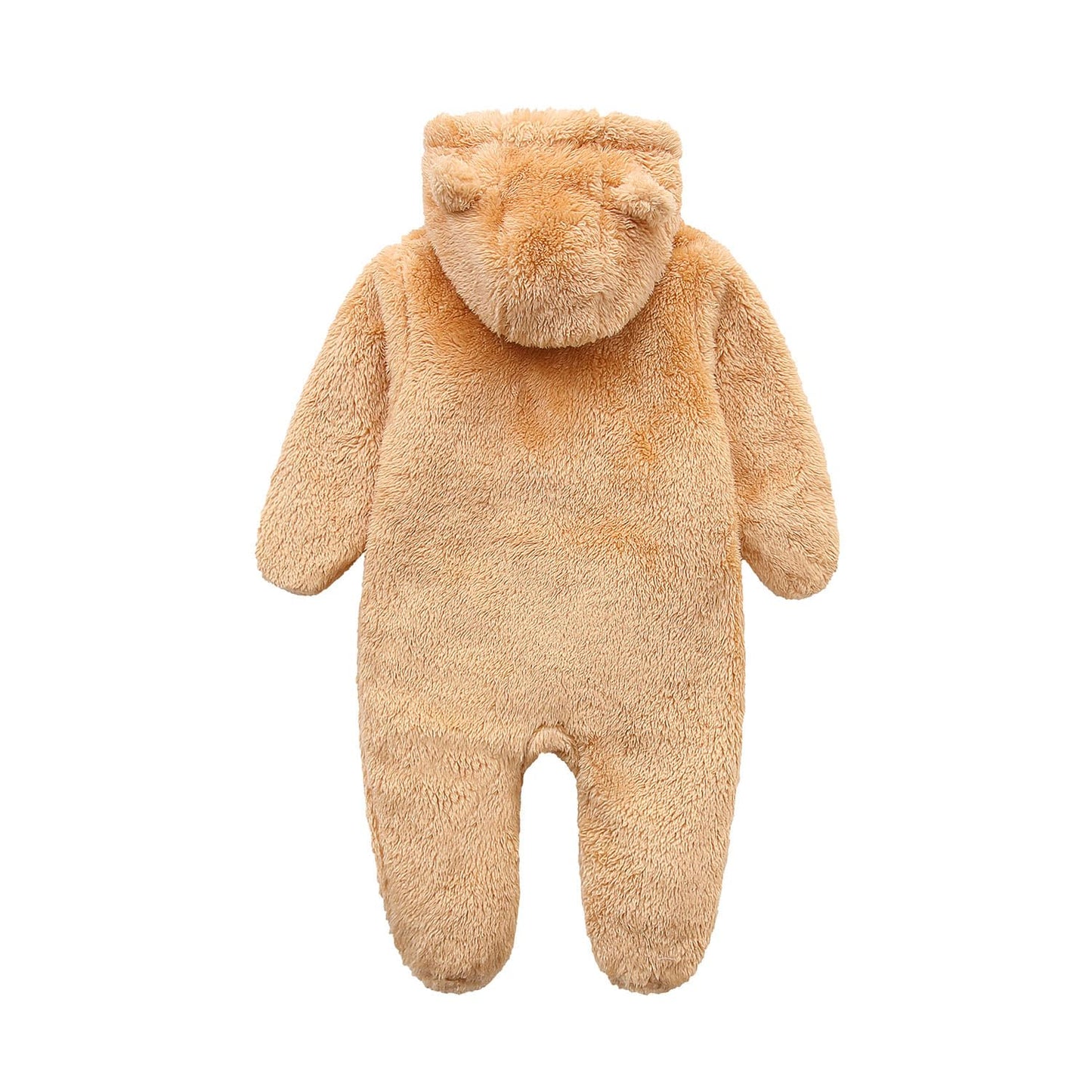 Newborn Baby Jumpsuit Hooded Fleece Rompers Long Sleeve Onesies Outwear Outfits