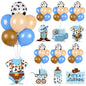 4 Sets Balloon Stand Kit for Table Bear Baby Shower Tables Centerpieces with Balloon Boy Baby Shower Decorations for Bear Theme Gender Reveal Birthday Party Table Decorations Supplies (Brown Bear, 4)
