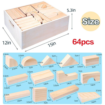 Migargle Large Foam Building Blocks for Toddlers, 36 Pieces Large EVA Soft Stacking Blocks, Baby Bath Foam Toy Set, Early Learning Construction Toys & Gifts for Kids, Boys & Girls