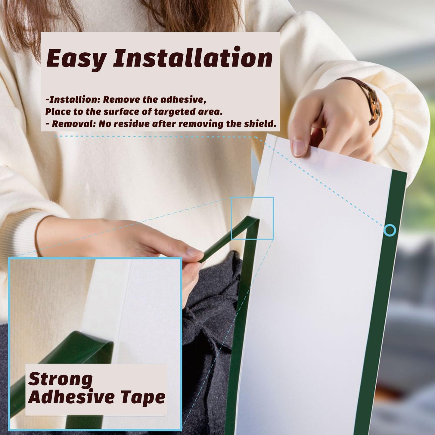 2PCS Child Proofing Door Finger Pinch Protector Clear Door Jam Shield for Child Safety Finger Pinch Guard Hinge Protectors for Kids/Pet