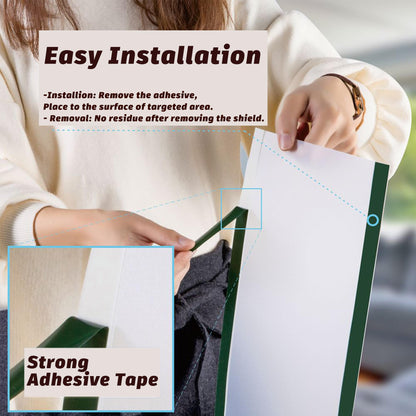 2PCS Child Proofing Door Finger Pinch Protector Clear Door Jam Shield for Child Safety Finger Pinch Guard Hinge Protectors for Kids/Pet