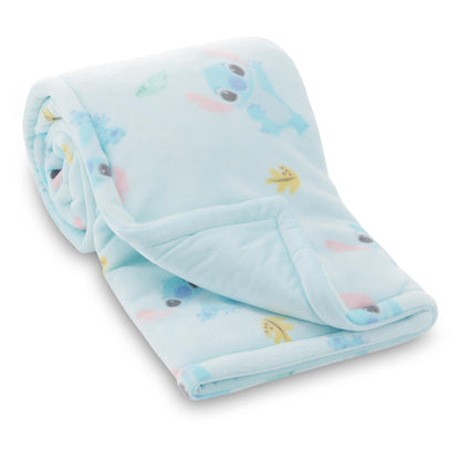 Disney Mickey Mouse, Minnie Mouse, Winnie The Pooh, Lilo and Stitch 2-Ply Infant Blanket - Soft Fleece with Polyfill - Cozy and Warm Baby Blanket for Baby Boys and Girls, 30x40 Inches