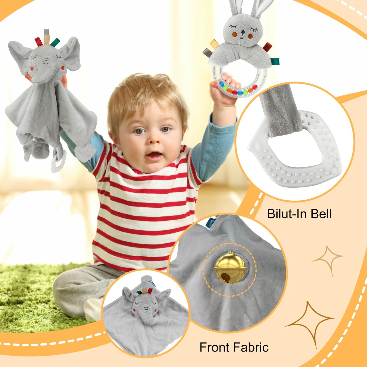 Baby Boy Gifts for Baby Shower, 10Pcs Newborn Baby Shower Boy Gift, Premium & Exquisite Welcome Baby Gift Basket Set Baby Boy Shower Gifts, Baby Boy Gift Basket Set & Baby Boy Gifts Set
