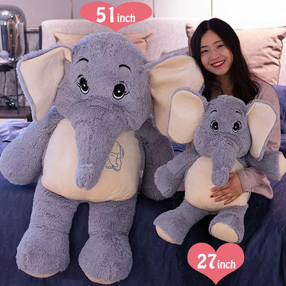 Giant Elephant Stuffed Animal 39'', Large Plush Toy, Soft Huggable Cute Elephant Plush for Girls, Boys, Kids, Babies - Gifts for Birthday, Mother's Day, Christmas