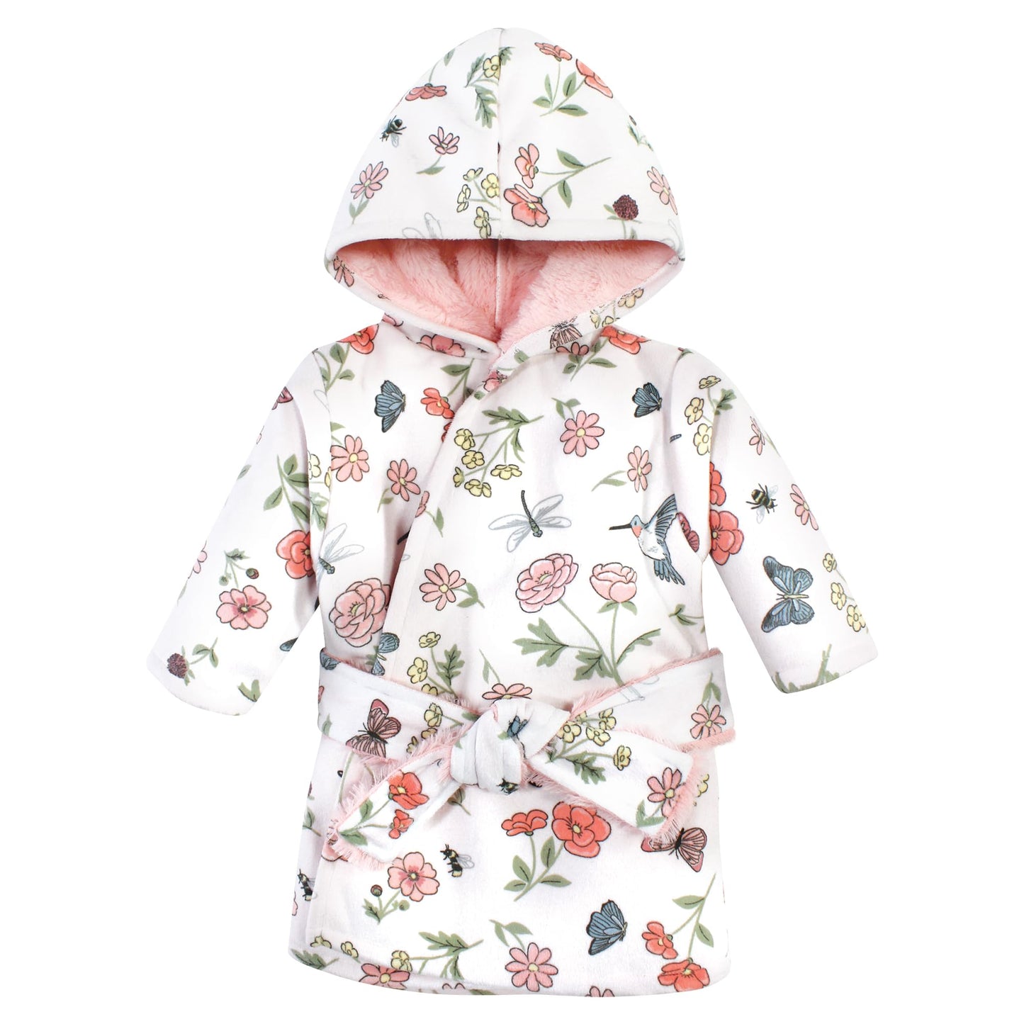 Hudson Baby Unisex BabyMink with Faux Fur Lining Pool and Beach Robe Cover-ups