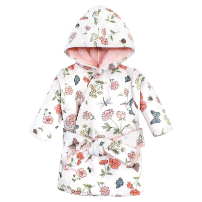 Hudson Baby Unisex BabyMink with Faux Fur Lining Pool and Beach Robe Cover-ups