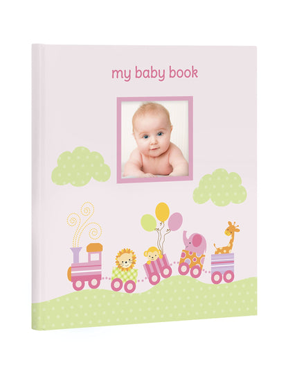 Bird Photo Album, Memory Keepsake Babybook, Gender-Neutral Baby Accessory for New and Expecting Parents, Pink