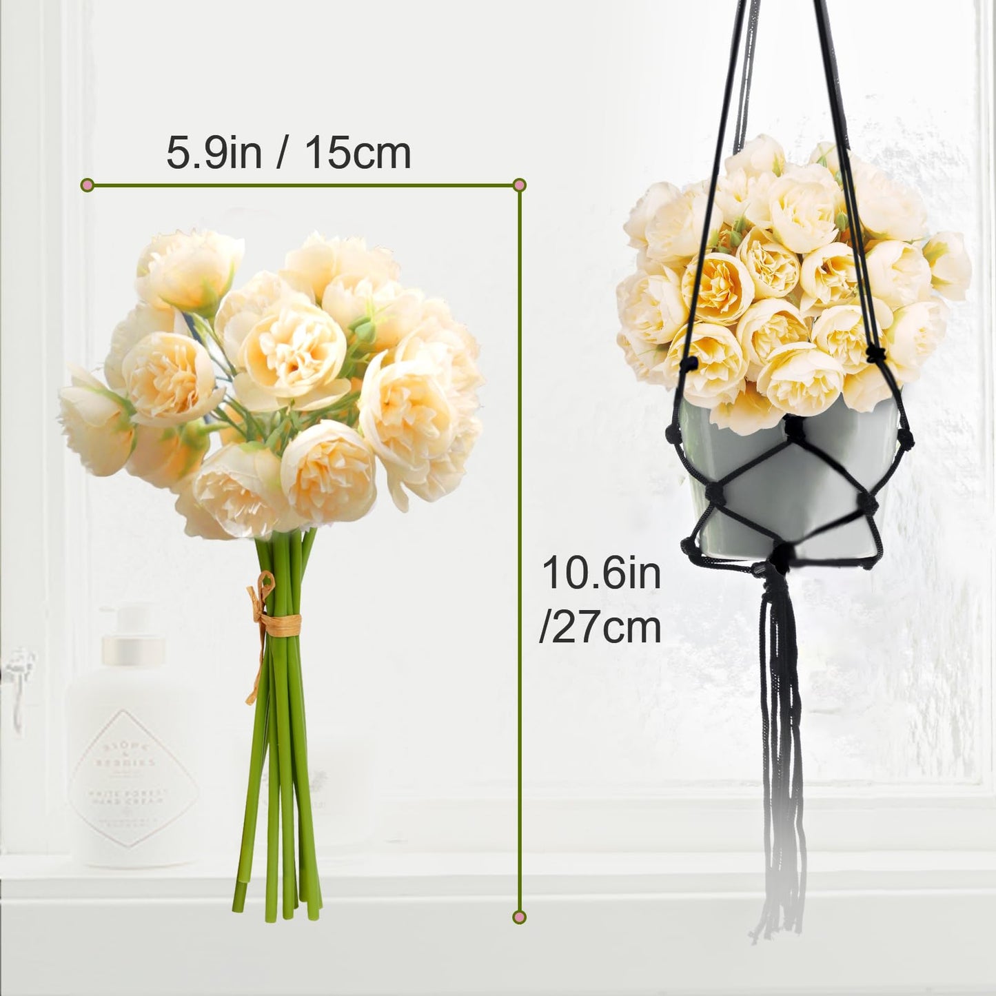 9 Bunches 27 Pcs Yellow Ranunculus Artificial Flowers, Faux Silk Mini Wedding Filler Flowers, DIY Flower Bouquet for Centerpieces, Bridal Shower Decorations, Arrangements & Home Decor(Yellow)