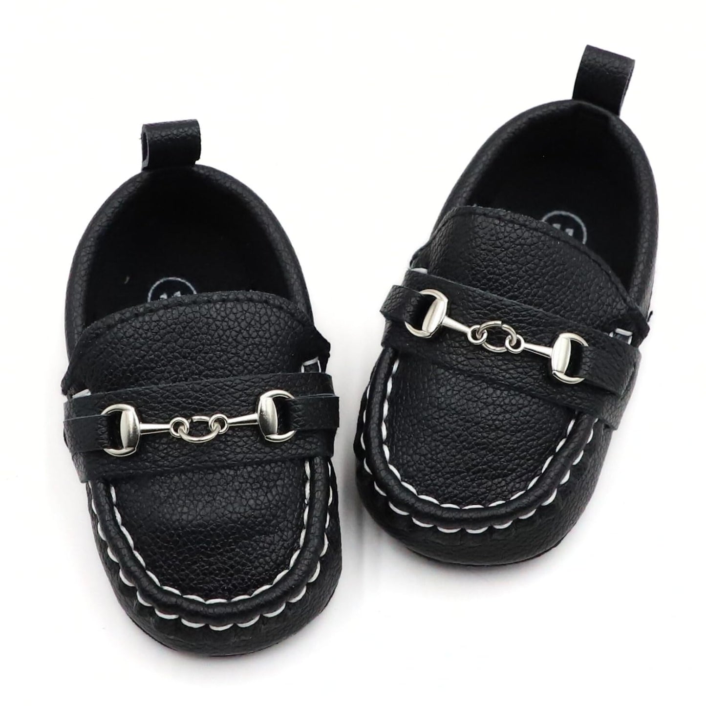 First Walking Shoes for Baby Boys Delightful Solid Color Slip-On Loafers, Lightweight, Non-Slip Flat