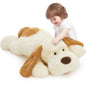 MaoGoLan 52“ Giant Stuffed Puppy Dog Animal,Ultra Soft Large Plush Soft Plush Dog Body Pillow Toy for Girls,Kids,Puppy Lover