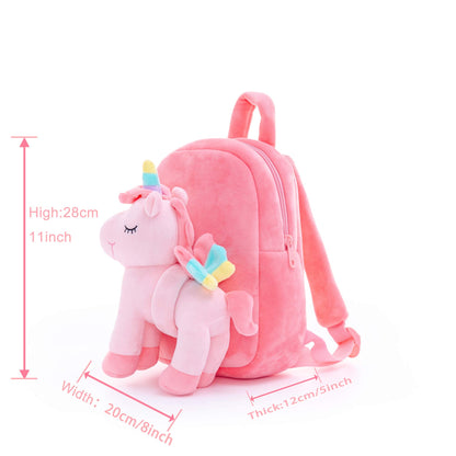 Lazada Girls Backpack with Doll Toddler Toys Baby Girls Gifts Rag Dolls 9.5“