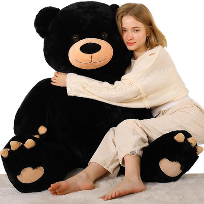 Tezituor 59" Gaint Teddy Bear Stuffed Animal,5ft Life Size Big Teddy Bears,Light Brown Cute Soft Plush Toy,Gifts for Kids Girls Boys Girlfriend Valentine,Christmas,Birthday,Baby Shower,Wedding Party