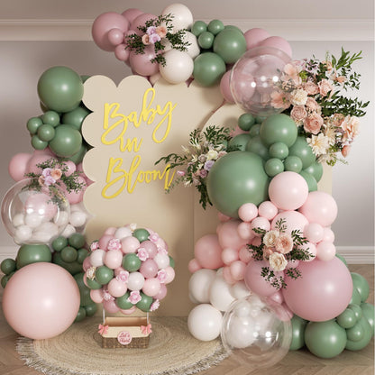 Dusty Blue Balloons Garland Arch Kit 139Pcs Fog Blue White Sand Balloons for Baby Shower Birthday Bear Theme Wedding Bride Anniversary Gender Reveal Party Decorations for Boy Girl Adult