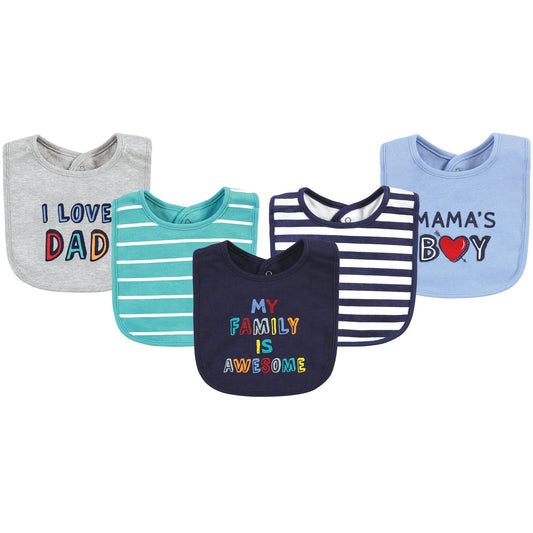 Hudson Baby Unisex BabyCotton Bibs