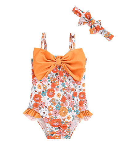 Mioglrie Toddler Baby Girl Swimsuit Infant Bathing Suits Summer Beach Swim Suit Newborn One Piece Swimwear for Girls