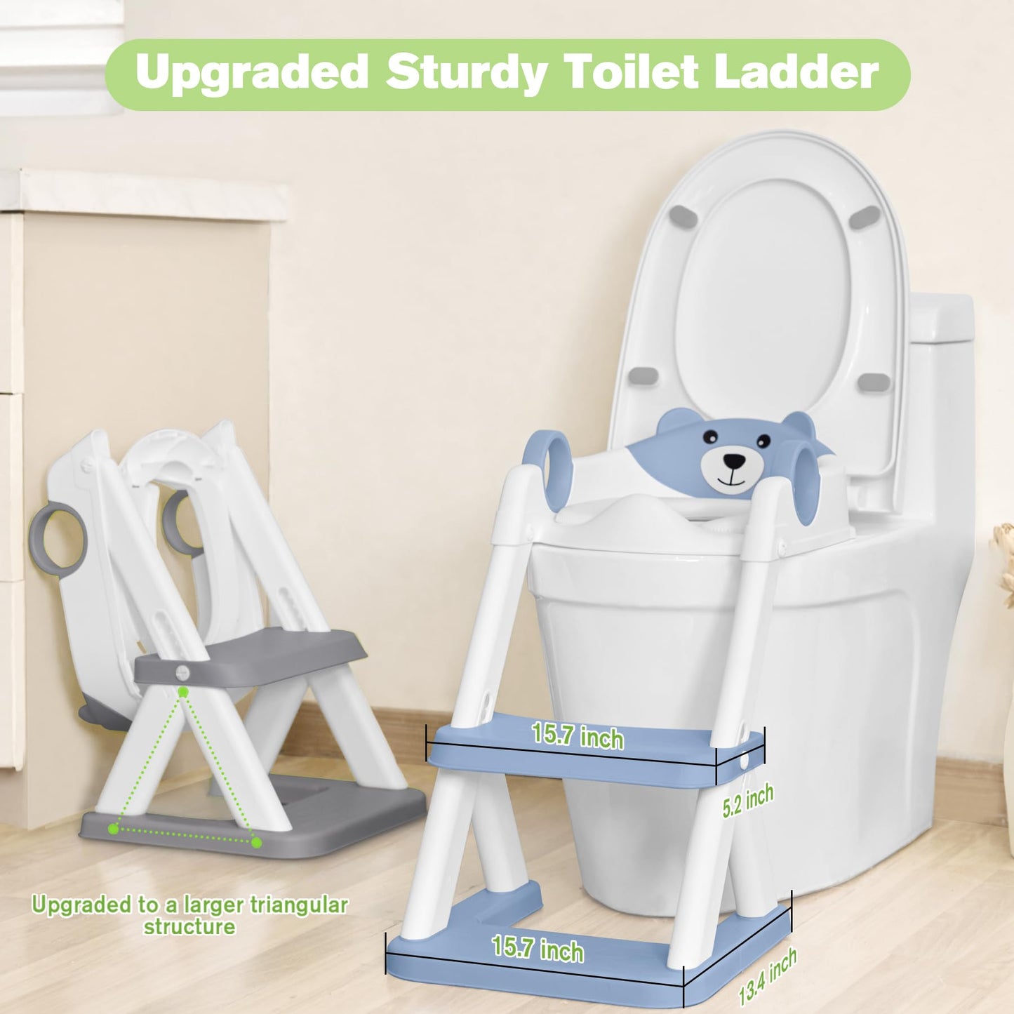 Training Toilet Ladder, Multi-Use, Convenient and Suitable for Most Situations，Girls, Boys