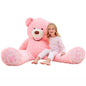 IKASA Giant Teddy Bear Plush Toy Stuffed Animals(Brown,78 inches)