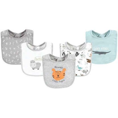 Hudson Baby Unisex BabyCotton Bibs