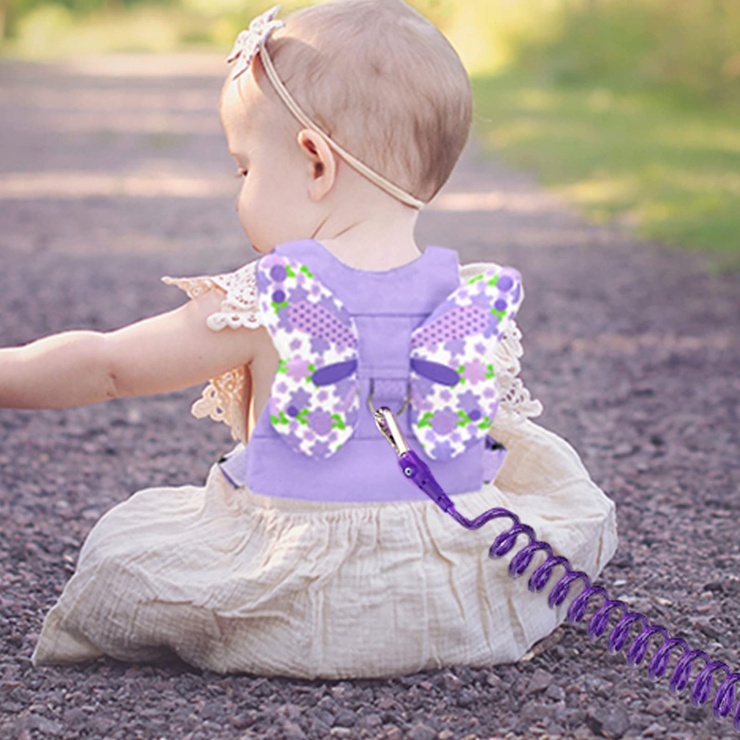 Accmor 3 in 1 Toddler Harness Leashes + Anti Lost Wrist Link, Kids Harness Children Leash for Girls, Child Anti Lost Leash Baby Cute Harness Belt Strap Hold Kids Close While Walking